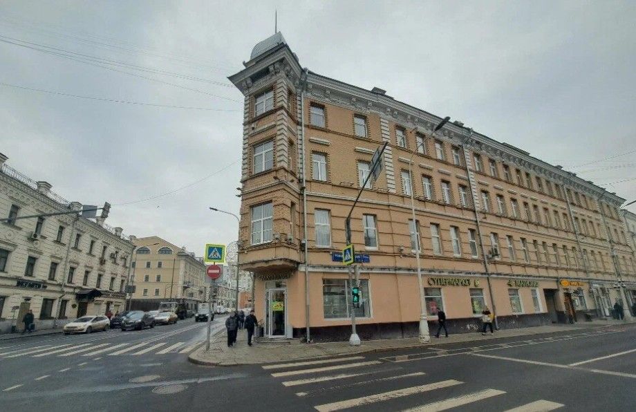 фасад дома, здание по адресу г Москва, Рождественский б-р, д 22/23 стр 1 
